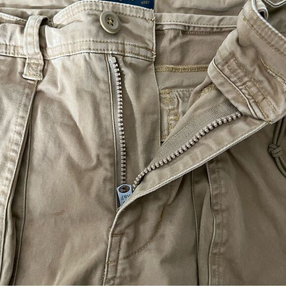 Abercrombie Fitch Pants Mens Tan 31x32 Slim Straight Utility Pockets F(15-01-08) - Picture 10 of 16